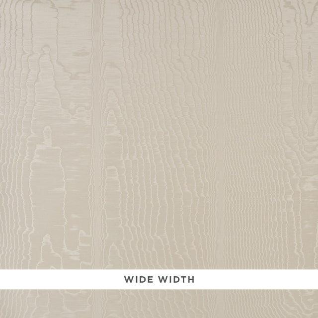 Schumacher Moiré Wallcovering Parchment Wallpaper - Eade's Wallpaper