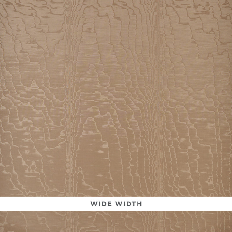 Schumacher Moiré Wallcovering Fawn Wallpaper - Eade's Wallpaper