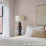 Schumacher Moiré Wallcovering Dove Wallpaper - Eade's Wallpaper