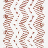 Schumacher Nauset Stripe Sienna Wallpaper - Eade's Wallpaper