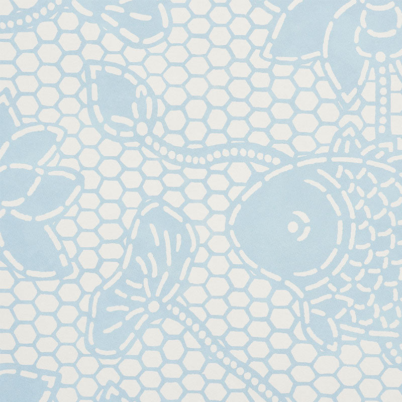 Schumacher Lotus Batik Sky Wallpaper - Eade's Wallpaper
