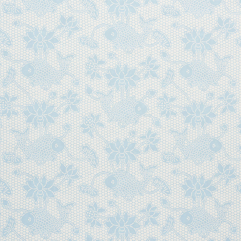 Schumacher Lotus Batik Sky Wallpaper - Eade's Wallpaper