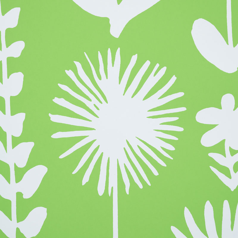 Schumacher Wild Things Leaf Wallpaper