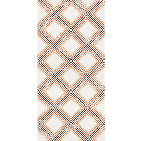 Schumacher Square Dance Brown Wallpaper - Eade's Wallpaper