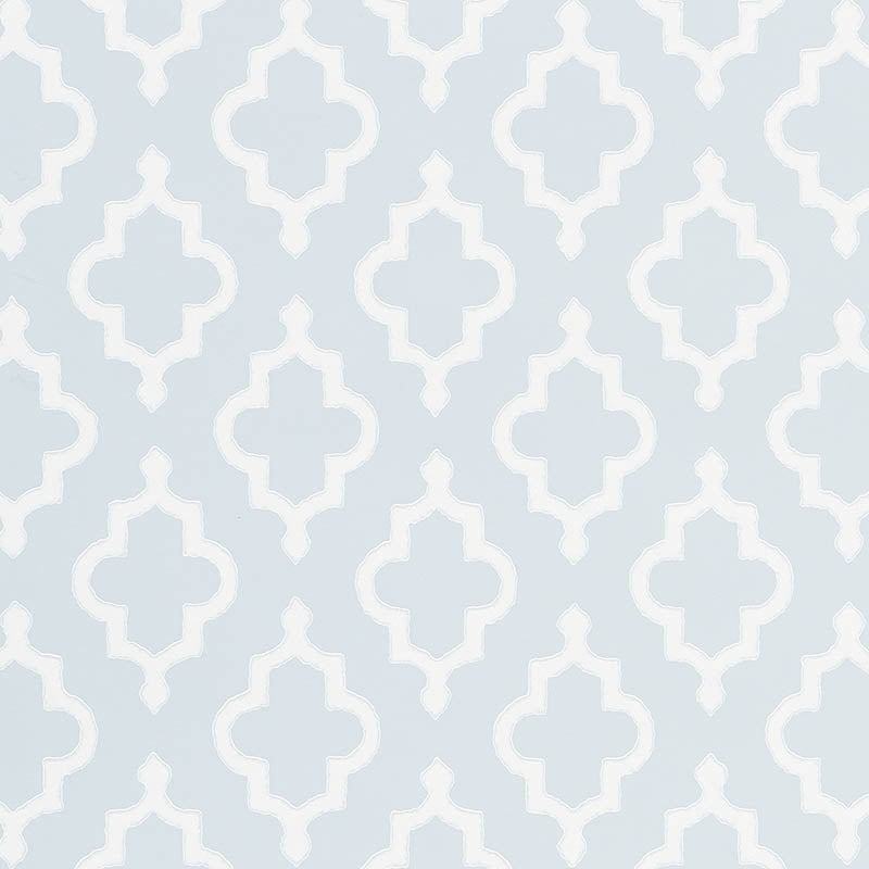 Schumacher Jake Orpington Blue Wallpaper