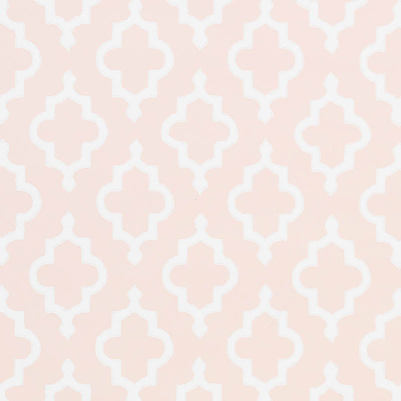 Schumacher Jake Quiet Pink Wallpaper