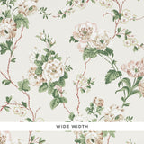 Schumacher Betty Quiet Pink Wallpaper
