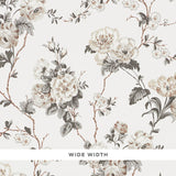 Schumacher Betty Charcoal Wallpaper