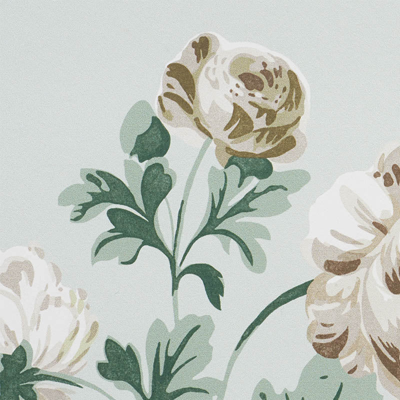 Schumacher Betty Celadon Wallpaper