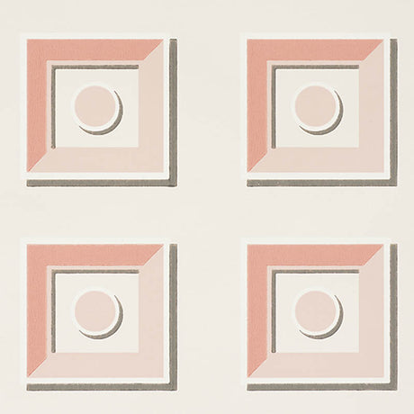 Schumacher Marcel Blush Wallpaper - Eade's Wallpaper