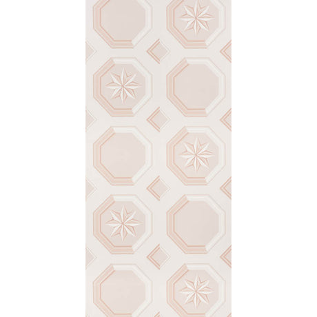 Schumacher Augustus Blush Wallpaper