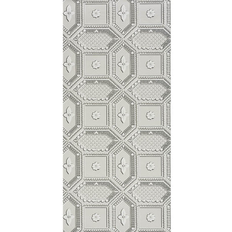 Schumacher Lacunaria Dove Wallpaper