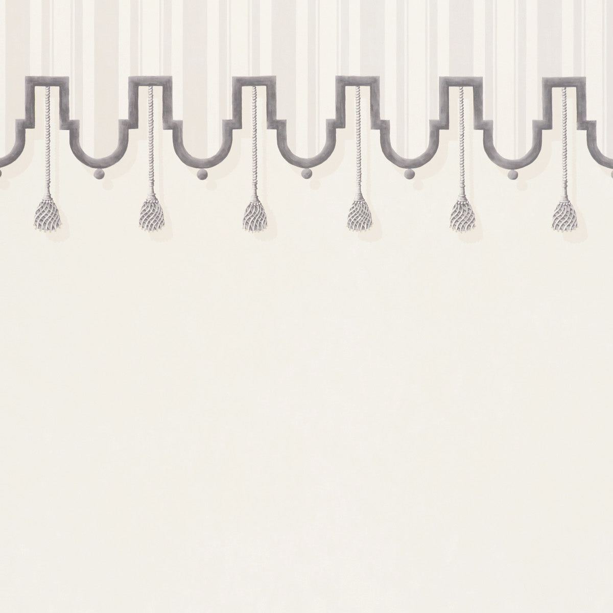 Schumacher Villa Panel Dove Wallpaper