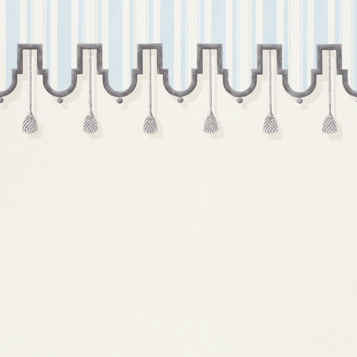 Schumacher Villa Panel Sky Wallpaper