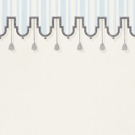 Schumacher Villa Panel Sky Wallpaper