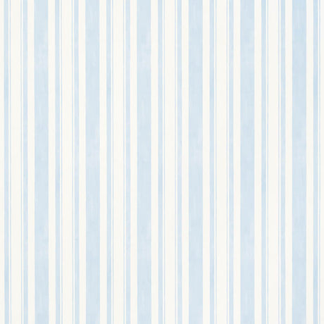 Schumacher Villa Stripe Sky Wallpaper