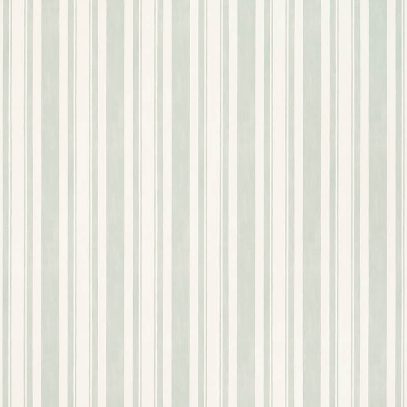 Schumacher Villa Stripe Cypress Wallpaper