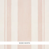 Schumacher Villa Stripe Blush Wallpaper