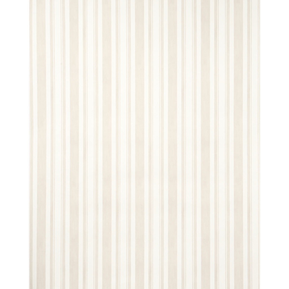 Schumacher Villa Stripe Light Neutral Wallpaper