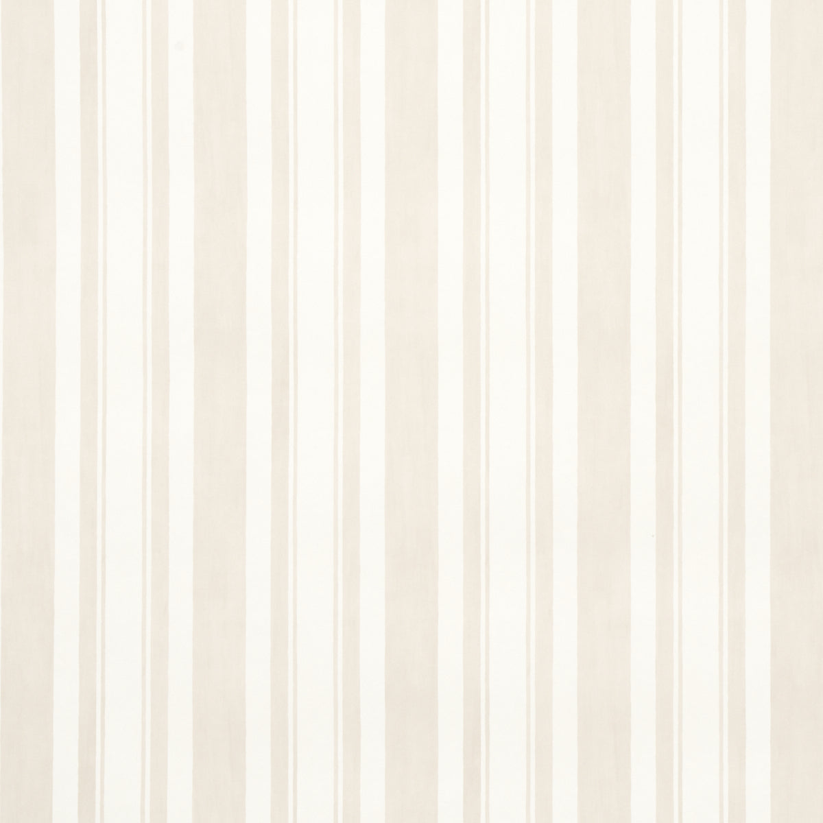 Schumacher Villa Stripe Light Neutral Wallpaper