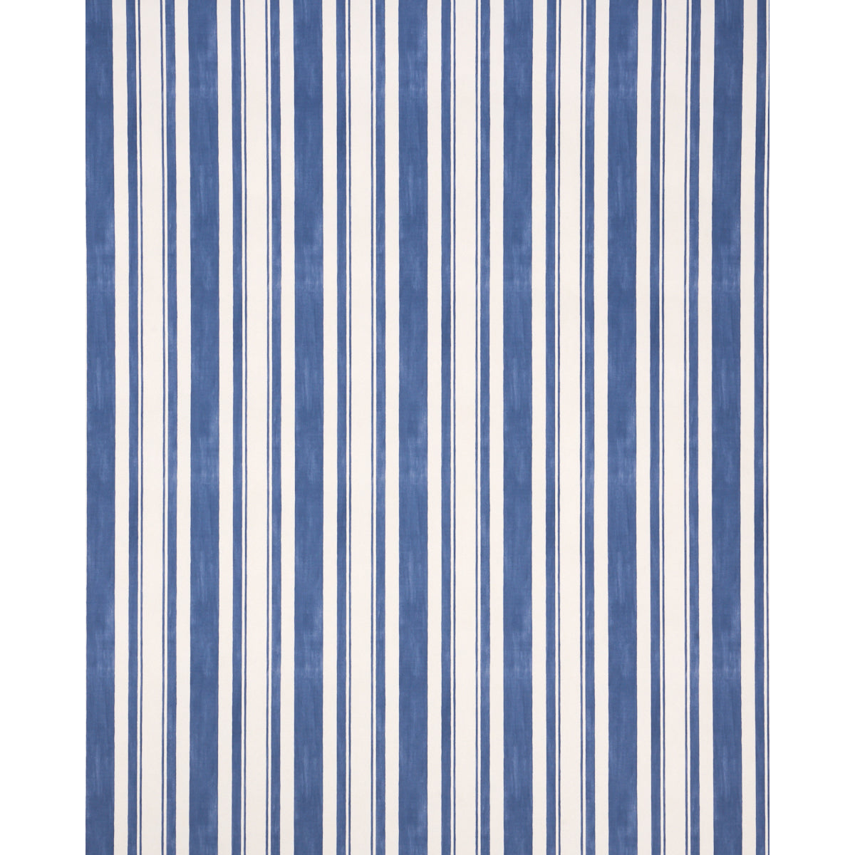 Schumacher Villa Stripe Navy Wallpaper