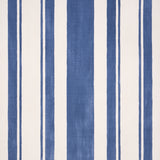 Schumacher Villa Stripe Navy Wallpaper