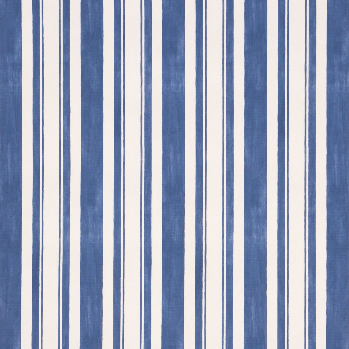 Schumacher Villa Stripe Navy Wallpaper