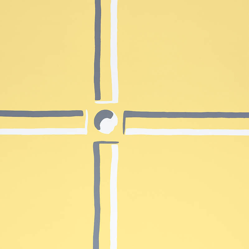 Schumacher La Galerie Yellow Wallpaper - Eade's Wallpaper