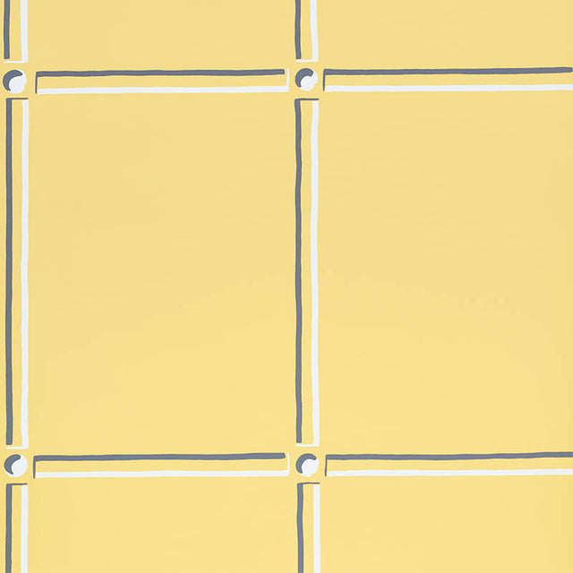 Schumacher La Galerie Yellow Wallpaper - Eade's Wallpaper