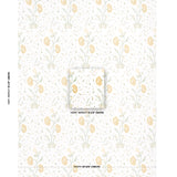 Schumacher Khilana Floral Marigold Wallpaper - Eade's Wallpaper
