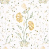 Schumacher Khilana Floral Marigold Wallpaper - Eade's Wallpaper