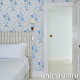 Schumacher Khilana Floral Porcelain Wallpaper - Eade's Wallpaper