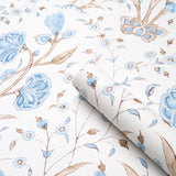 Schumacher Khilana Floral Sky Wallpaper - Eade's Wallpaper