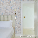 Schumacher Khilana Floral Sky Wallpaper - Eade's Wallpaper