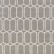 Schumacher Modern Trellis Sisal Charcoal Wallpaper - Eade's Wallpaper
