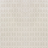 Schumacher Modern Trellis Hemp Shimmer Moonstone Wallpaper - Eade's Wallpaper