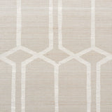 Schumacher Modern Trellis Hemp Shimmer Moonstone Wallpaper - Eade's Wallpaper