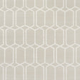 Schumacher Modern Trellis Hemp Shimmer Moonstone Wallpaper - Eade's Wallpaper