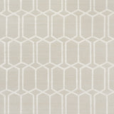 Schumacher Modern Trellis Hemp Shimmer Moonstone Wallpaper - Eade's Wallpaper