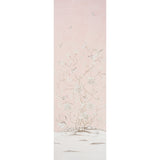 Schumacher Chinois Palais Vinyl Panel Blush Wallpaper