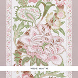 Schumacher Anjou Stripe Blush Wallpaper