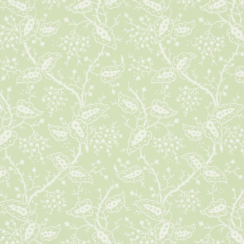 Schumacher Darby Leaf Wallpaper
