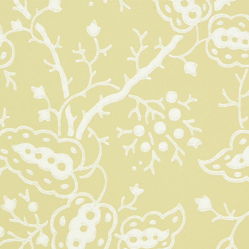 Schumacher Darby Buttercup Wallpaper