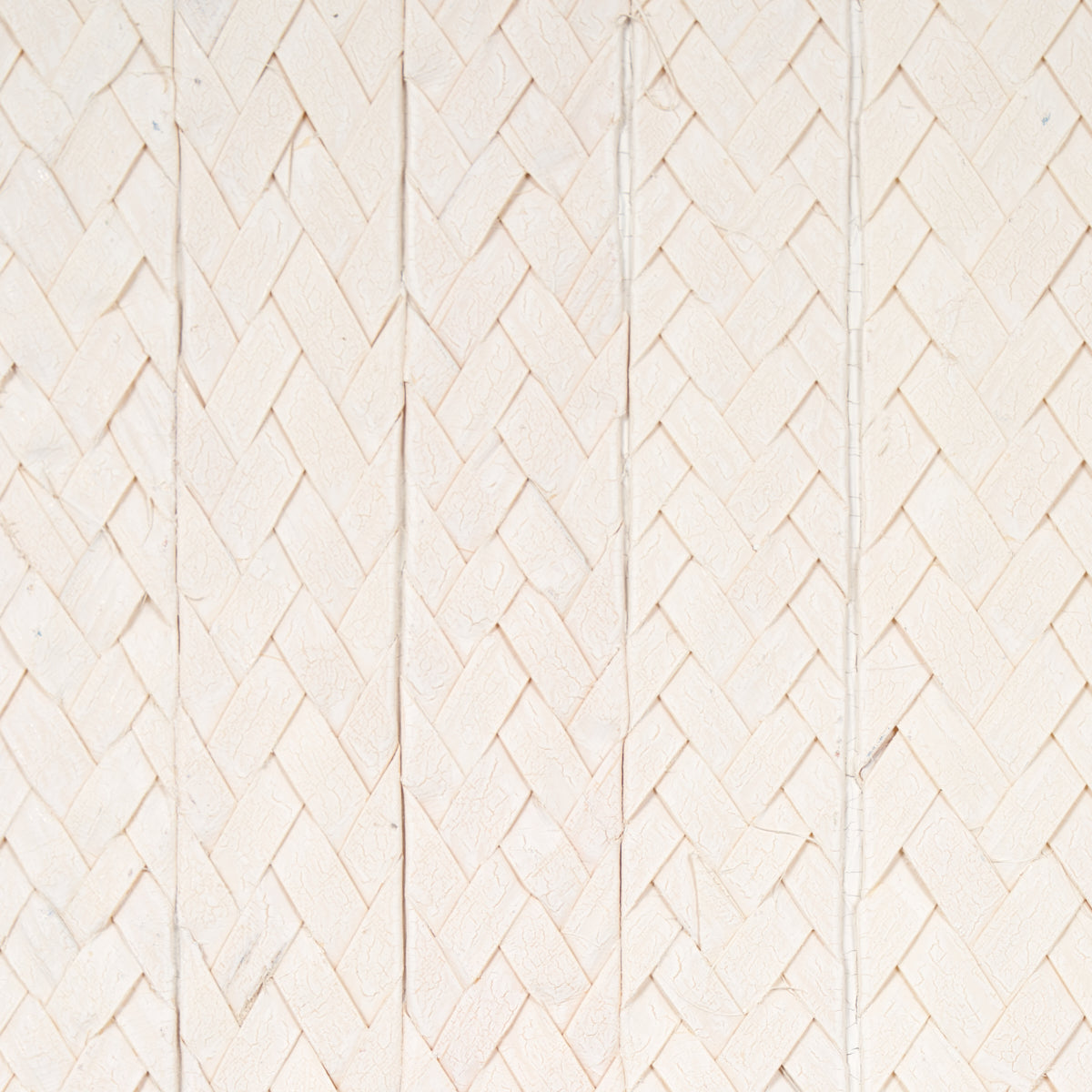 Schumacher Braided Buri Ivory Wallpaper