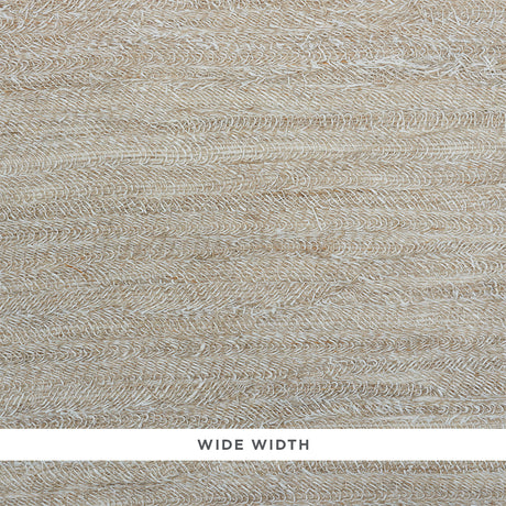 Schumacher Ruched Linen Natural Wallpaper - Eade's Wallpaper