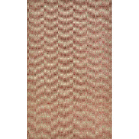 Schumacher Herringbone Paperweave Brown Wallpaper