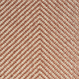 Schumacher Herringbone Paperweave Brown Wallpaper