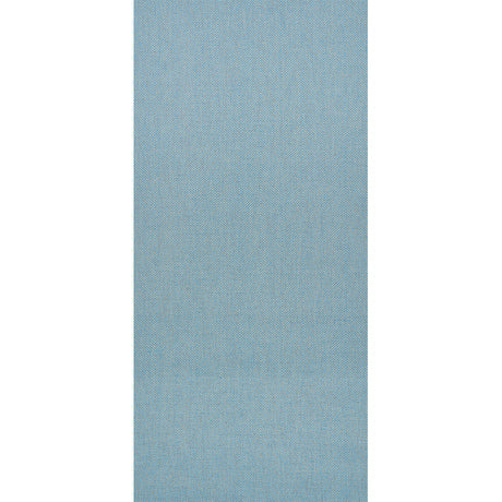 Schumacher Herringbone Paperweave Sky Wallpaper