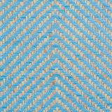 Schumacher Herringbone Paperweave Sky Wallpaper