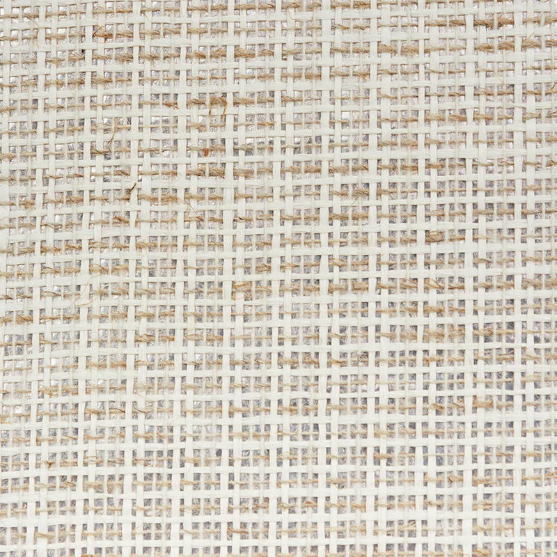 Schumacher Linen & Paperweave Greige Wallpaper - Eade's Wallpaper